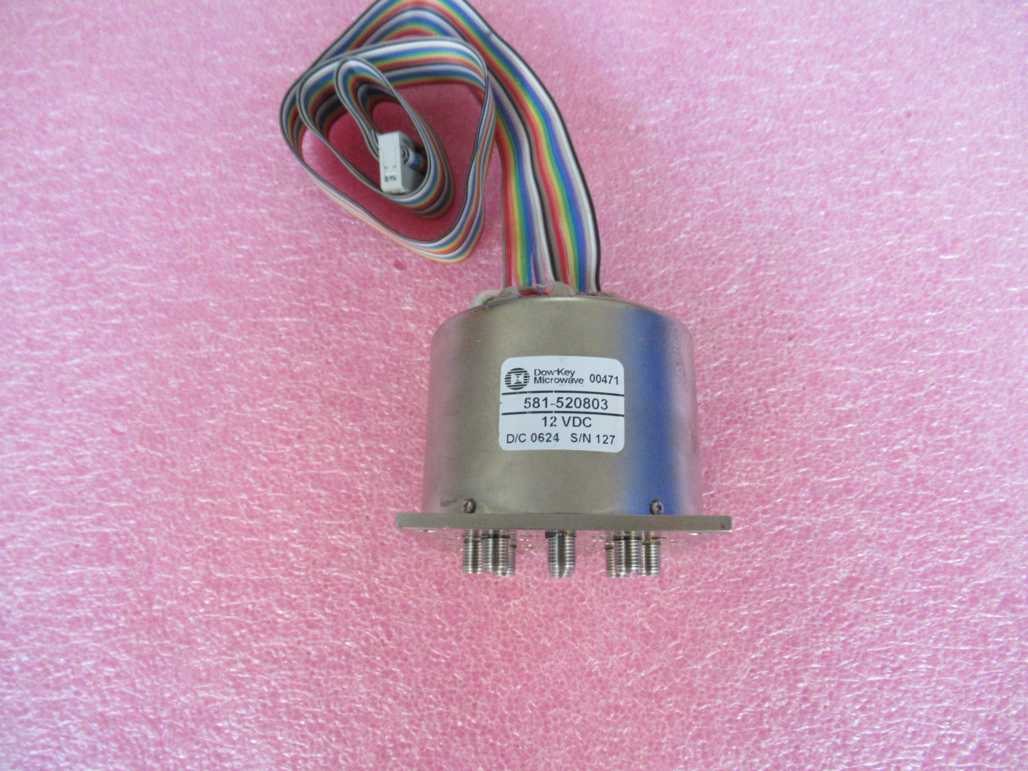 Dow-Key 581-520803 SP8T DC-18GHz 12V SMA射频微波同轴开关