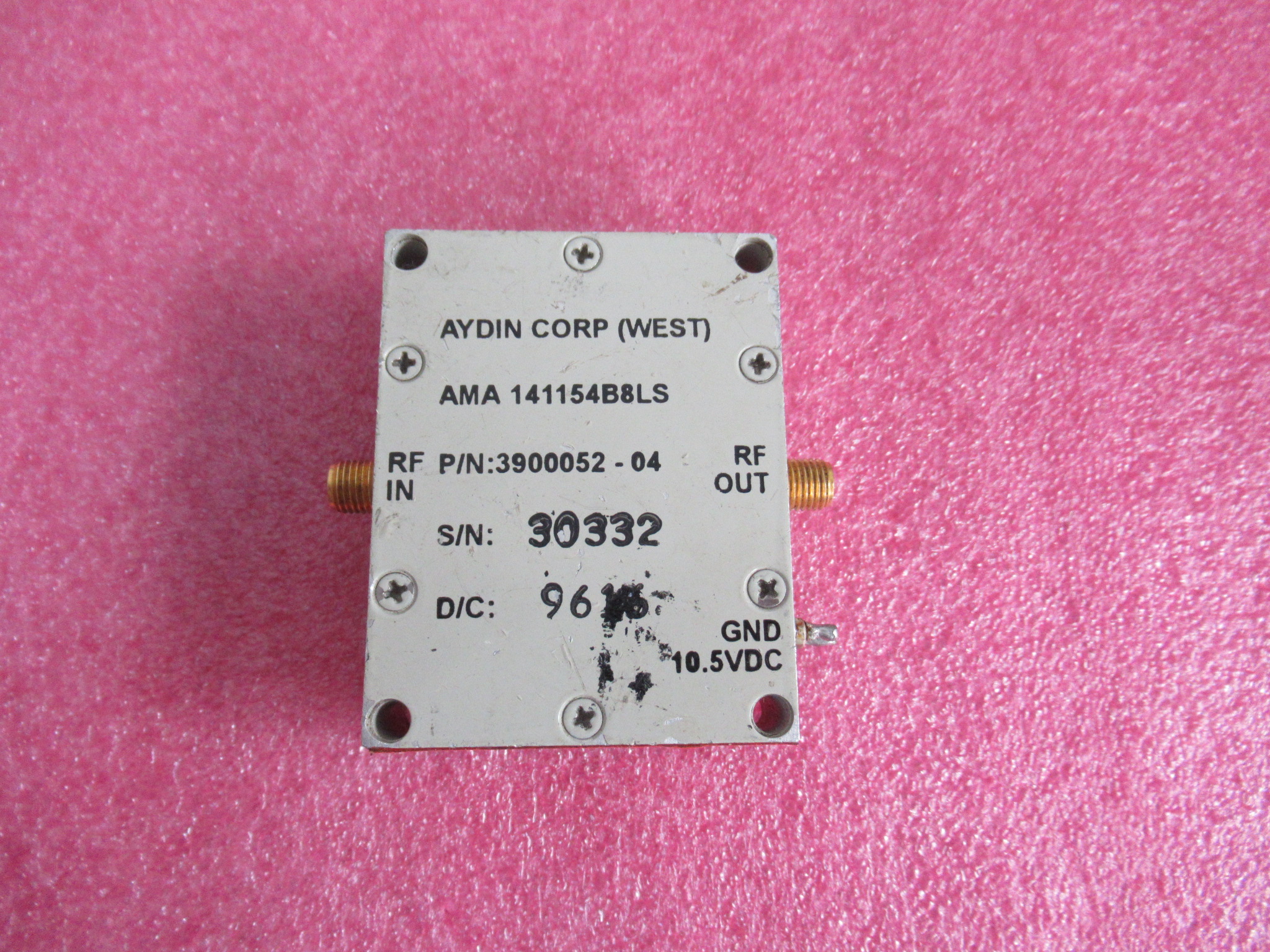 AYDIN CORP进口 4-16GHz 15dB 27dBm SMA 射频微波前置放大器 电子元器件市场 手机信号放大器 原图主图