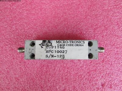 MICRO-TRONICS进口  5.79-6.53GHz  SMA 射频微波同轴带通滤波器