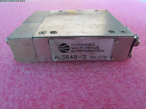 CHANNEL 进口  ALS648-2 1.45-2.85GHz SMA RF 射频微波同轴隔离器 质量包好，包能用  可提供详细测试图 请放心购买 型号：ALS648-2 频率范围： 1.45-2.85GHz 插损:＜0.6dB 隔离度.:＞18dB 接头：SMA F-M