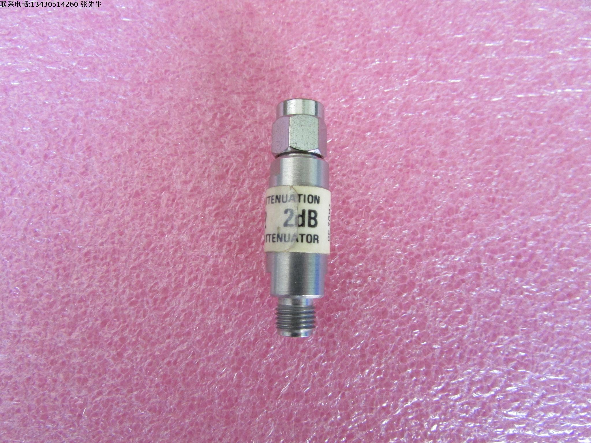 JFW 50F-002 2dB 18GHz 2W SMA 射频微波同轴固定衰减器 质量包好,包能用  可提供详细测试图  成色好 名      称:同轴固定衰减器 品      牌:  JFW 型      号:50F-002 衰  减  量: 2dB 频      率:DC-1