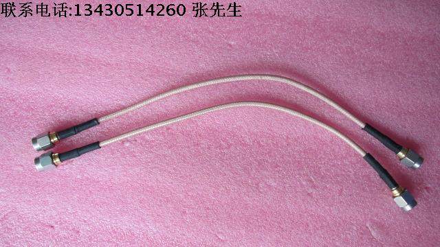 进口拆机 DC-6GHz SMA公-SMA公 20厘米高频同轴测试电缆跳线  跳线长度：20cm 工作频率：DC-6GHz 跳线接头： SMA公-SMA公