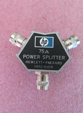 HP  11652-60019  75Ω  BNC公 射频微波一分二同轴功率功分器