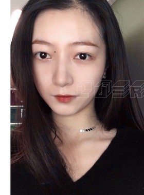 金属定制925通体纯银个性锁骨链