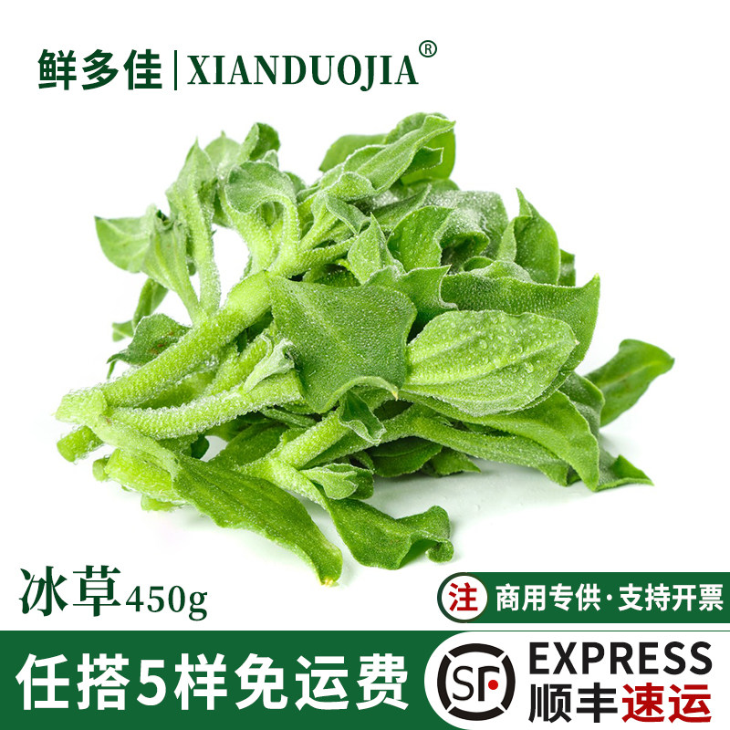 冰草新鲜蔬菜食用冰菜蔬菜沙拉