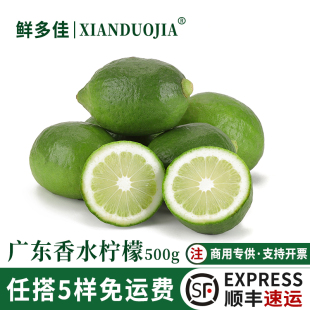 正宗广东香水柠檬新鲜无籽爆香多汁柠檬当季水果青柠奶茶店用水果