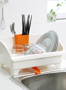 出口日本碗架沥水架碗碟架碗筷碗盘滴水碗架放碗架厨房塑料沥碗架