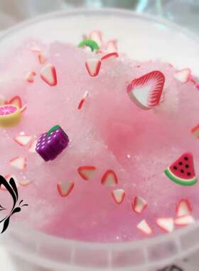 水果蜂窝发泄声控手工制作戳戳泥