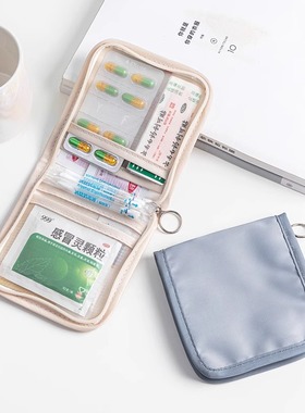 随身药包户外旅行便携医疗急救包药品收纳包居家大容量儿童医药包