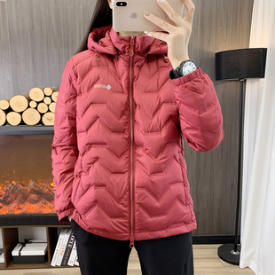 可拆帽轻薄保暖羽绒服女士2025新款90白鸭绒立领内胆秋冬短款外套