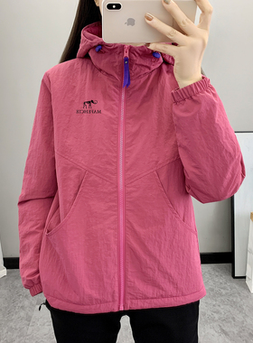 宽松连帽棉衣女款防风保暖防泼水轻量塔丝隆休闲户外秋冬夹棉外套