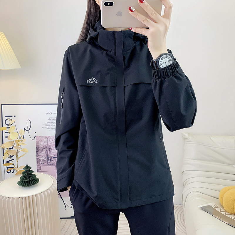 春秋薄款冲锋衣女户外徒步运动登山服连帽防风防水透气夹克男外套,户外/登山/野营/旅行用品,冲锋衣,淘宝优惠券,粉丝福利购,淘宝优惠卷