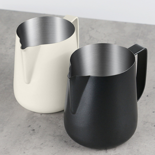 轰炸机子同款 尖嘴304不锈钢专业级拉花杯拉花缸拉花壶咖啡打奶缸