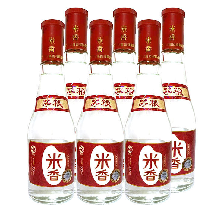 茅粮米香白酒300mlx6瓶 42度米香型白酒 纯粮食酿造 云南临沧特产