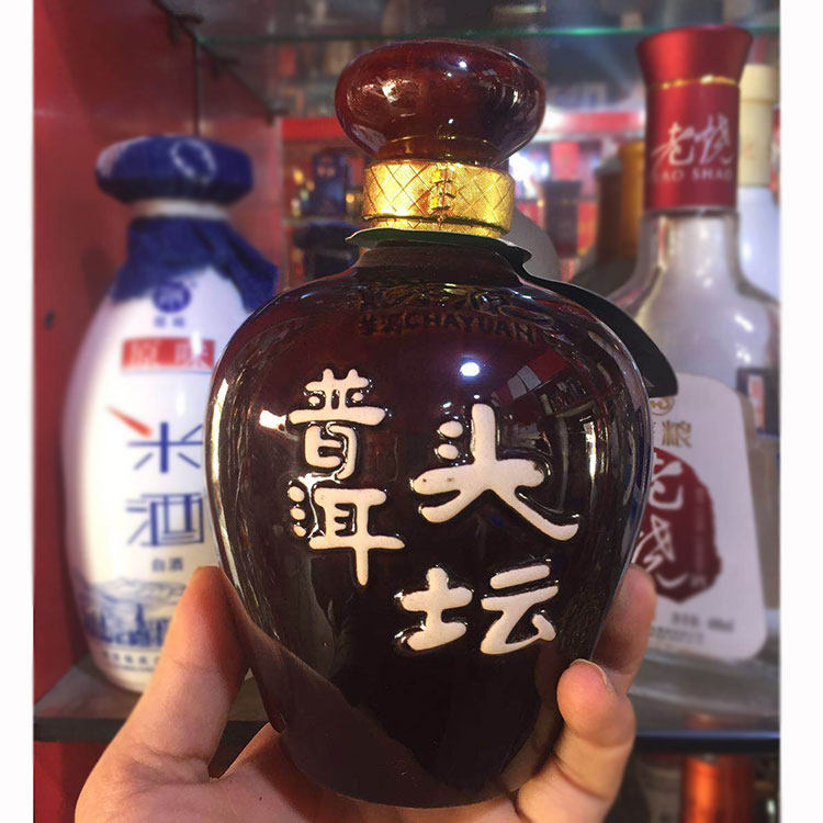 大营山普洱头坛酒52度 400mlX6瓶 云南特产酒土坛酒土罐酒