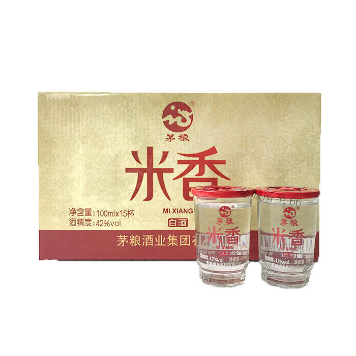 云南茅粮米香白酒100mlx15杯 42度 米酒 临沧特产 纯粮食酒整箱,酒类,白酒/调香白酒,淘宝优惠券,粉丝福利购,淘宝优惠卷