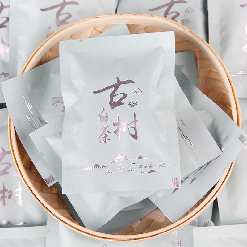 云南景迈饼干茶兰香蜜香老白茶高山茶叶古树白茶随身小砖500g