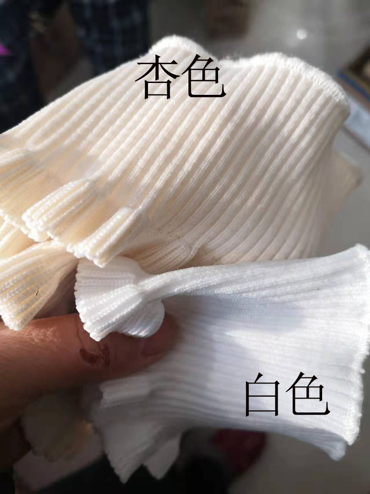 AUTUMN AND WINTER DECORATION NECKLINE CUFFS STRETCH WHITE RUFFLES VERSATILE WARM FALSE COLLAR KOREAN CLOTHING ACCESSORIES MATERIAL