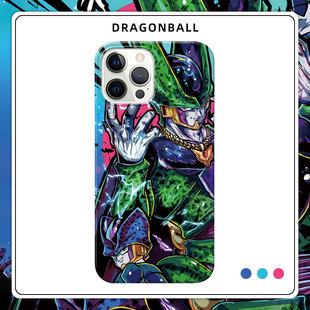七龙珠沙鲁适用14PRO苹果16PRO手机壳iphone15PROMAX磨砂硬壳12PRO半包MAX动漫潮牌男13PRO磁吸款亲肌肤手感
