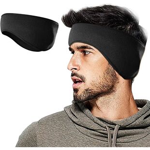 Winter Fleece Ear Warmers Muffs Headband for Men Women Ski