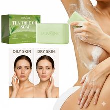 Tea Tree Oil Soap Bar for Men & Women, Deep Cleansing, Sooth