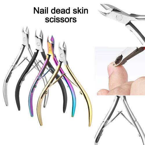 Professional Nail Stainless Cutter Nipper Scissors Dead Skin