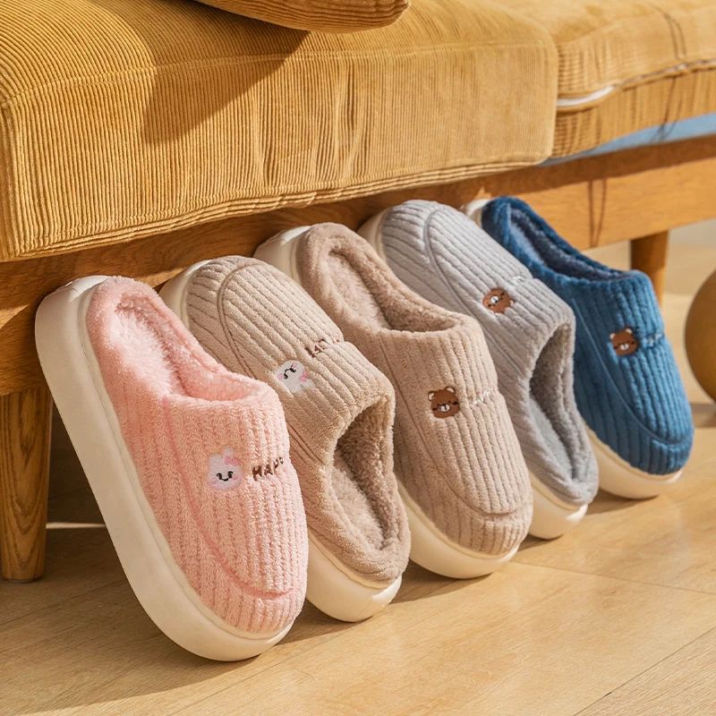 Cotton slippers for women, winter new style, indoor living,