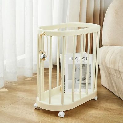 Yoga Mat Storage Basket with Wheels for Home Use Movable Fit