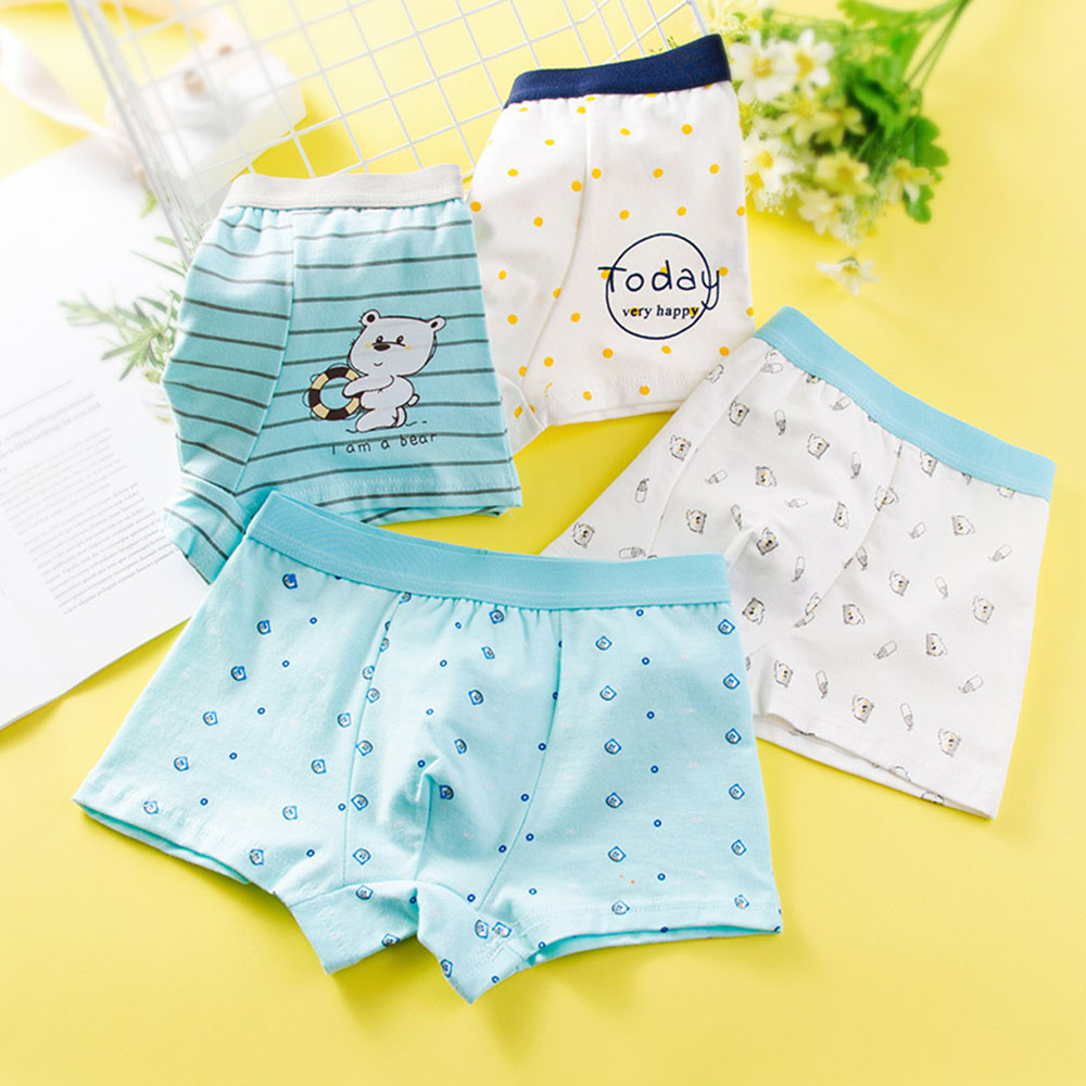 Children's Underwear for Kids Cartoon Shorts Soft Cotton Und