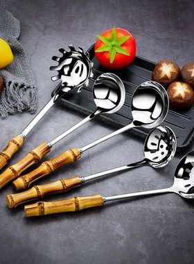 304 Stainless Steel Colander Metal Spoon Noodle Spoon Coland