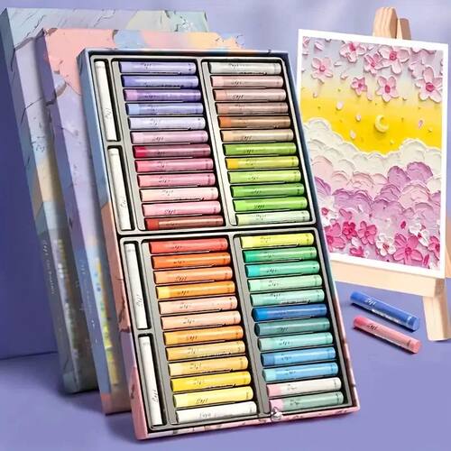 1pc of Ultra-Soft Oil Painting Stick Set, Washable Macaron-C