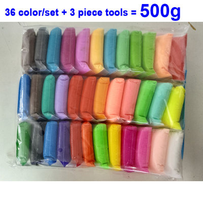 36 Color/Set Polymer Light Clay Slime Fluffy Soft Plasticine