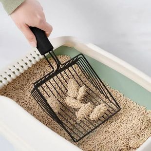 Cat Litter Scoop Metal Cat Litter Shovel Comfortable Handle