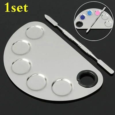 Stainless Steel Palette  Watercolor Paints Makeup Face Palet