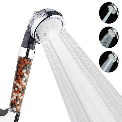Functions High Pressure SPA Shower Head Water Saving Handhel
