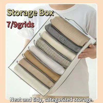 Clothes Organizer Jeans Pants Storage Box Wardrobe Drawer Or