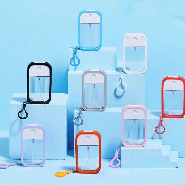 1set 50ml Card Spray Bottle Perfume Alcohol Sub-bottling Dis