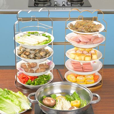 Preparation Dish Rack Side Dish Storage Rack Industrial 4 Ti