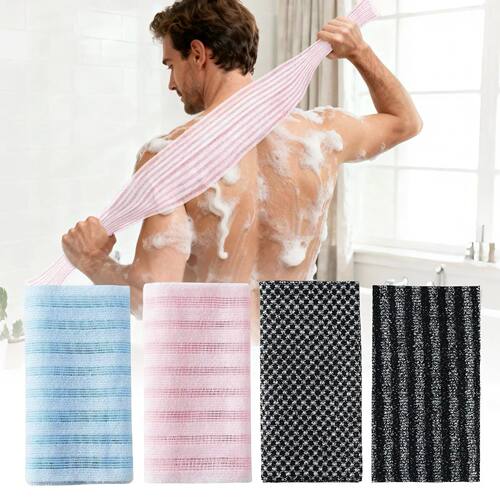 Exfoliating Bath Brush cloth 1PC Shower Scrubber for Back &