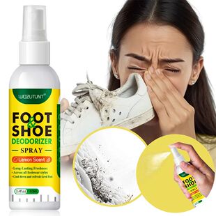 100ml Foot Shoes Deodorizer Spray Lemon Perfume Feet Shock O