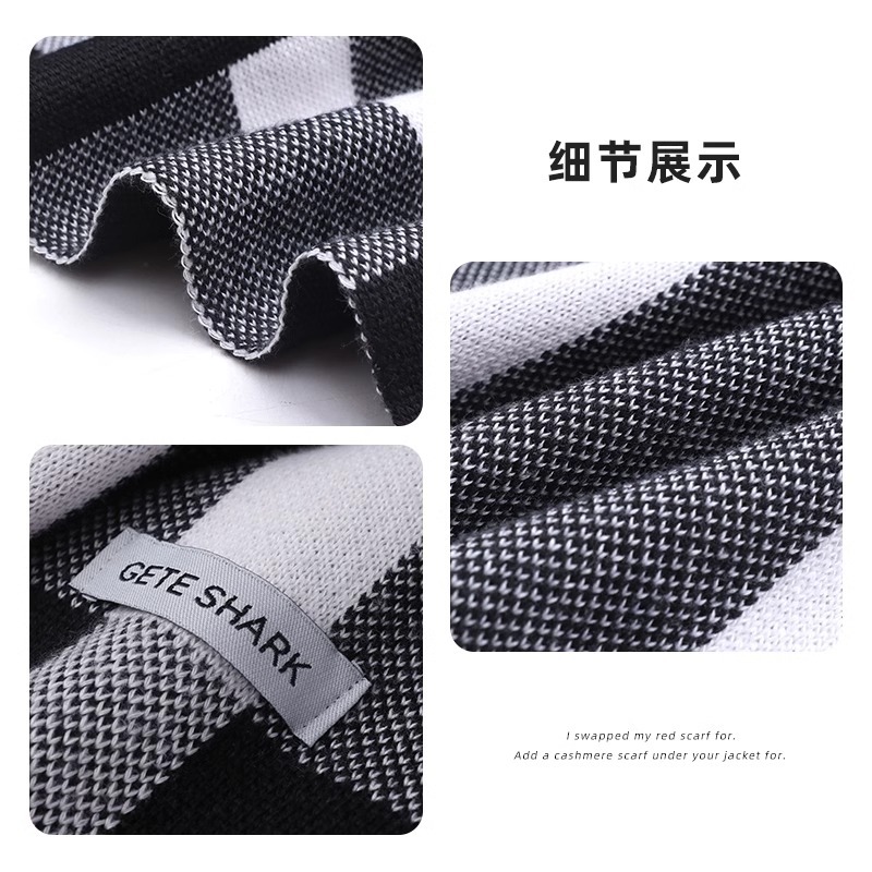 Scarf Cashmere bib for men and women winter lovers