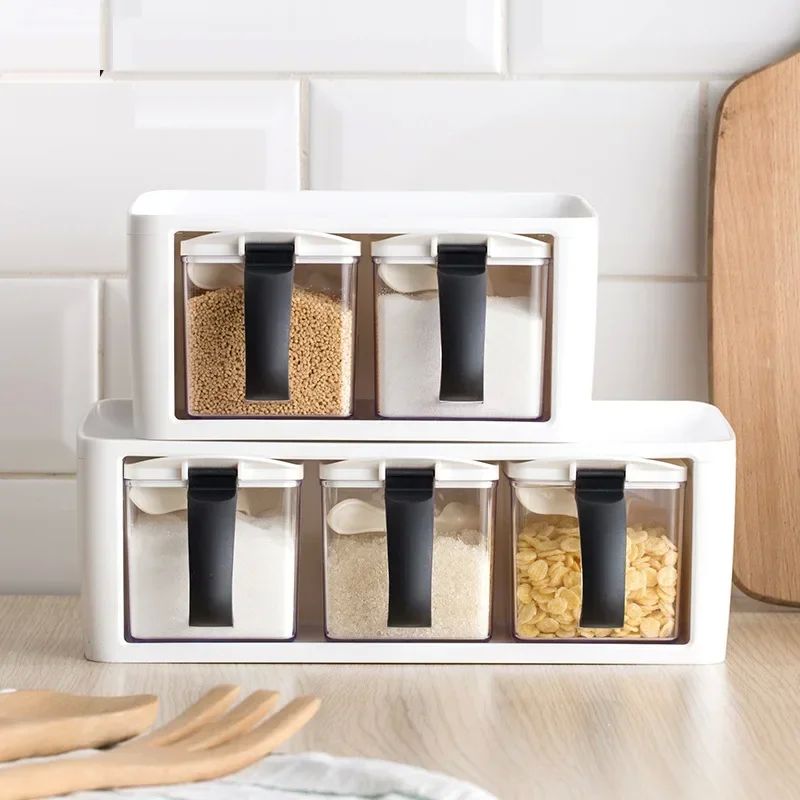 Spice Tool Salted Seasoning Box Kitchen Set Household Combin