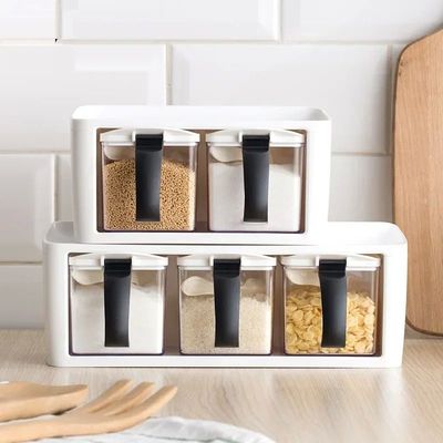 Spice Tool Salted Seasoning Box Kitchen Set Household Combin