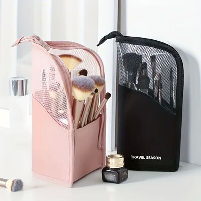 A Spacious Vertical Eyebrow Pencil Case, a Portable Organize