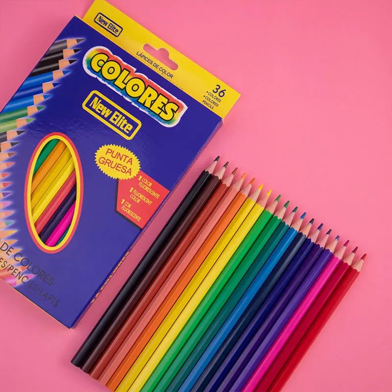 12/18/24/36/48 Colors Crayons Oil Pastels Colored Pencil for