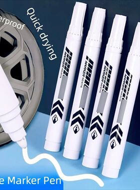 5 Pcs Drawing Art Supplies Oil Marker Permanent White Marker