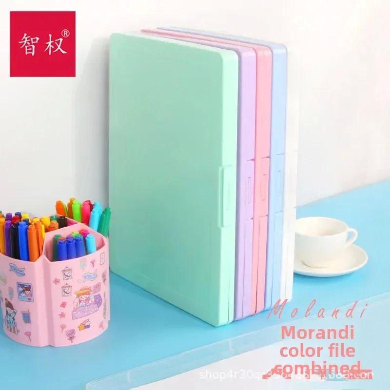 A4 Transparent File Box High Aesthetic Student Test Paper Si