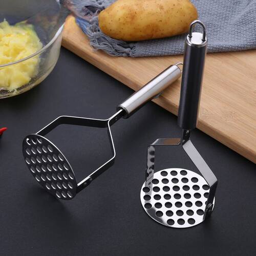 Stainless Steel Potato Masher Kitchen Pumpkin Garlic Vegetab