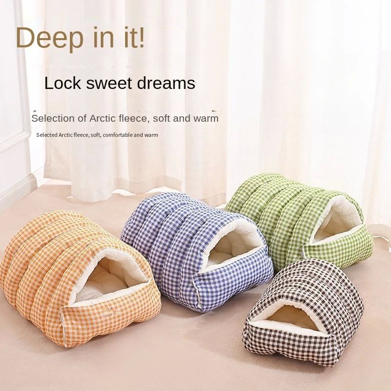Cat supplies Closed detachable  thickened autumn winter keep