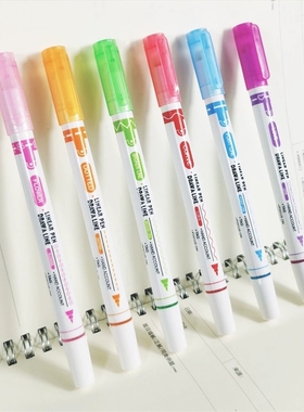 Roller printing pen Curve highlighter pen pattern ledger pen